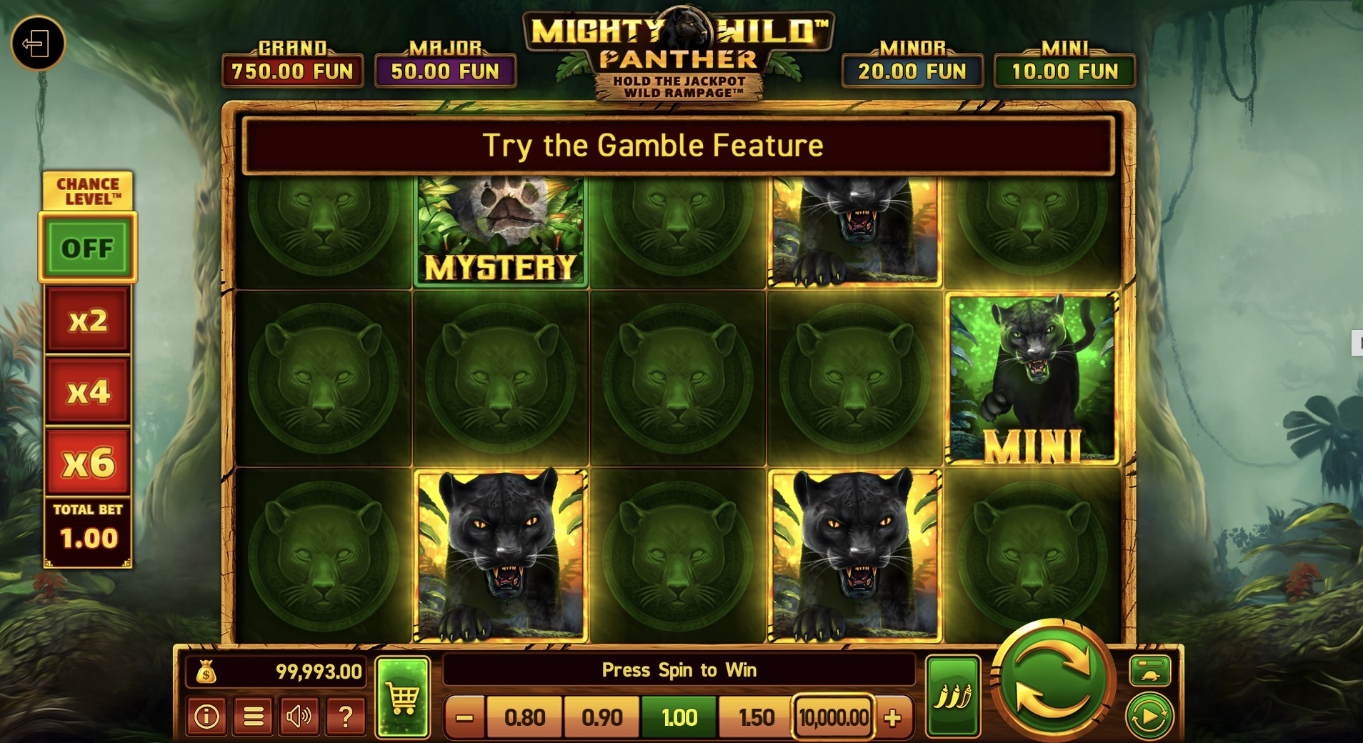   Mighty Wild: Panther Grand Gold Edition  Wazdan  Pin Up Casino